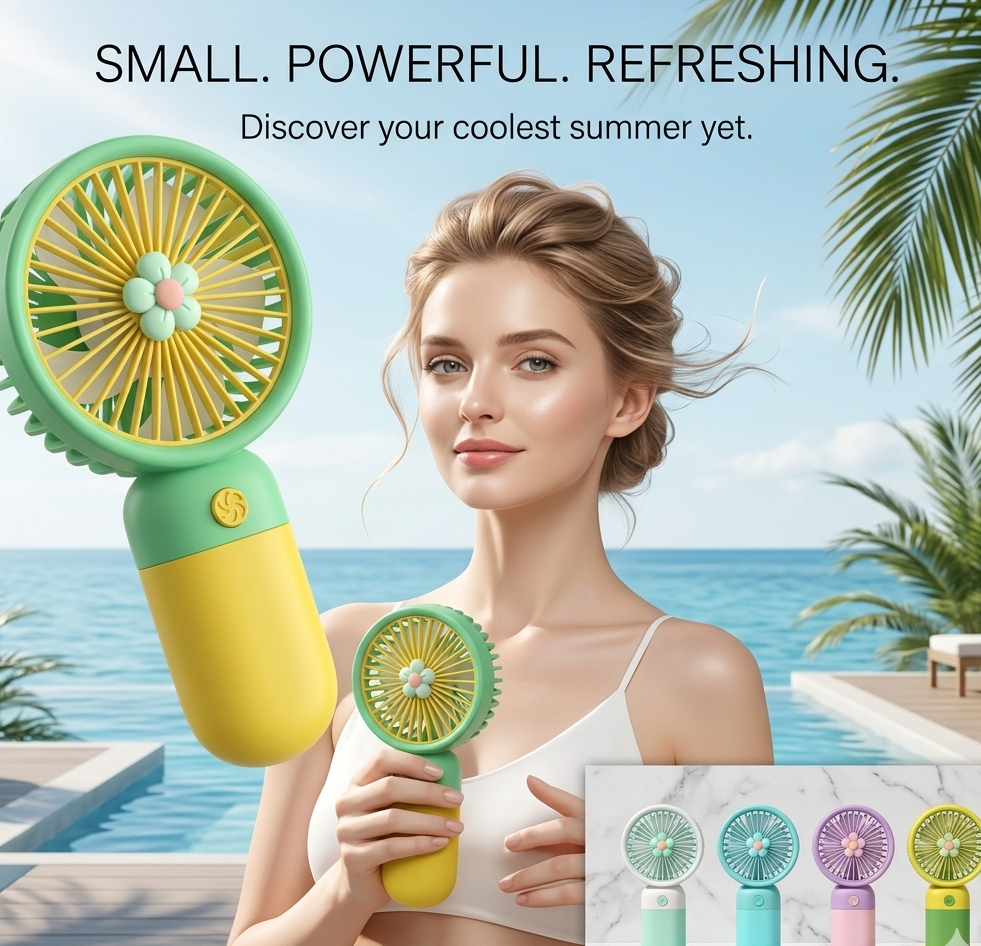 Portable Mini Fan Combo of 2